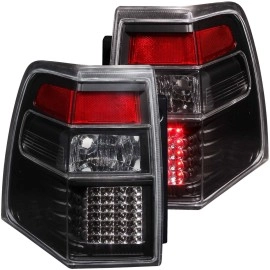 Anzo 311110 - LED Tail Lights (Black Housing, Clear Lens)