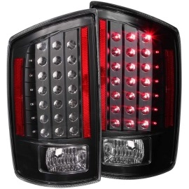 Anzo 311123 - LED Tail Lights (Black Housing, Clear Lens)