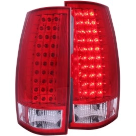 Anzo 311140 - G4 LED Tail Lights (Chrome Housing, Clear / Red Lens)