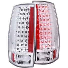 Anzo 311141 - G4 LED Tail Lights (Chrome Housing, Clear Lens)