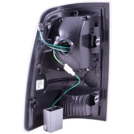 Anzo 311144 - LED Tail Lights (Black Housing, Clear Lens)