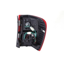 Anzo 311150 - LED Tail Lights (Chrome Housing, Clear / Red Lens)