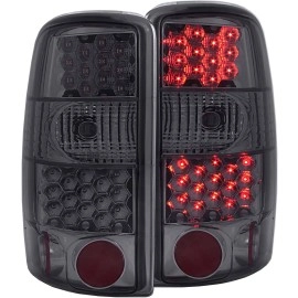 Anzo 311156 - LED Tail Lights (Chrome Housing, Smoke Lens)