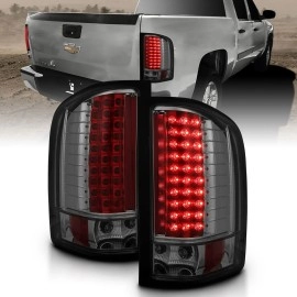 Anzo 311159 - LED Tail Lights (Chrome Housing, Smoke Lens)