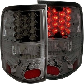 Anzo 311171 - LED Tail Lights (Chrome Housing, Smoke Lens)