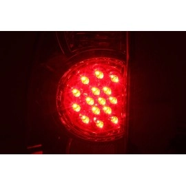 Anzo 311179 - LED Tail Lights (Chrome Housing, Smoke Lens)