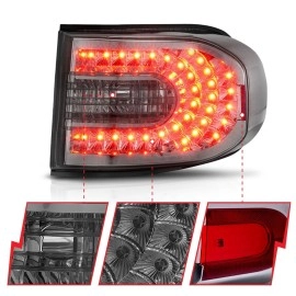 Anzo 311184 - LED Tail Lights (Chrome Housing, Smoke Lens)
