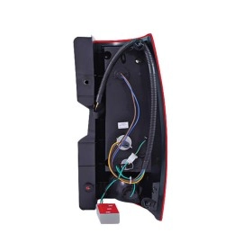 Anzo 311192 - Escalade Look LED Tail Lights (Chrome Housing, Smoke Lens)