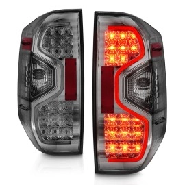 Anzo 311234 - LED Tail Lights (Chrome Housing, Smoke Lens)