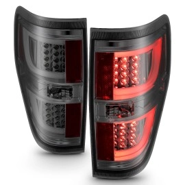 Anzo 311258 - G2 LED Tail Lights (Chrome Housing, Smoke Lens)