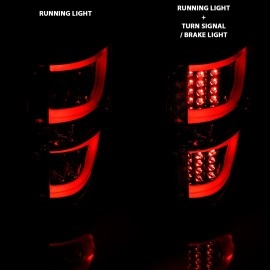 Anzo 311258 - G2 LED Tail Lights (Chrome Housing, Smoke Lens)