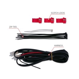 Anzo 311268 - LED Tail Lights (Black Housing, Clear Lens)