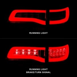 Anzo 311268 - LED Tail Lights (Black Housing, Clear Lens)