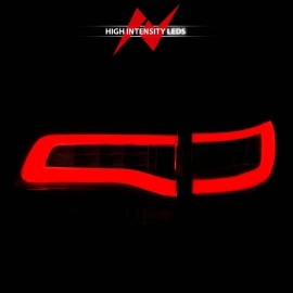 Anzo 311268 - LED Tail Lights (Black Housing, Clear Lens)