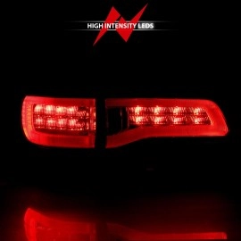 Anzo 311268 - LED Tail Lights (Black Housing, Clear Lens)