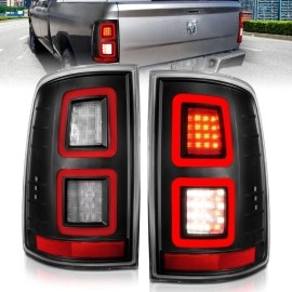 Anzo 311273 - LED Tail Lights (Black Housing, Clear Lens)
