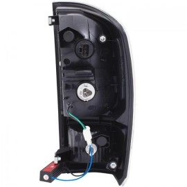 Anzo 311281 - LED Tail Lights (Black Housing, Red/Clear Lens)