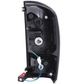 Anzo 311284 - LED Tail Lights (Chrome Housing, Clear / Red Lens)