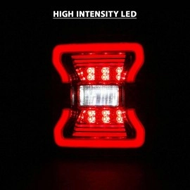 Anzo 311295 - LED Tail Lights (Black Housing, Clear Lens)