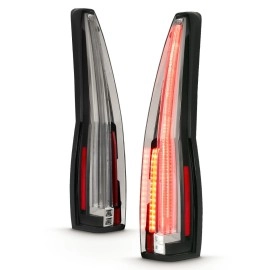 Anzo 311296 - Long Version LED Tail Lights (Chrome Housing, Clear Lens)