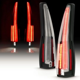Anzo 311296 - Long Version LED Tail Lights (Chrome Housing, Clear Lens)