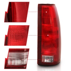 Anzo 311300 - OE Style LED Tail Lights (Chrome Housing, Clear / Red Lens)