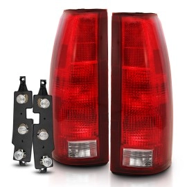 Anzo 311300 - OE Style LED Tail Lights (Chrome Housing, Clear / Red Lens)