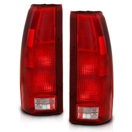 Anzo 311301 - OE Style LED Tail Lights (Chrome Housing, Clear / Red Lens)