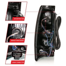 Anzo 311302 - OE Style LED Tail Lights (Chrome Housing, Clear / Red Lens)