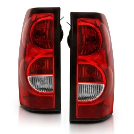 Anzo 311302 - OE Style LED Tail Lights (Chrome Housing, Clear / Red Lens)