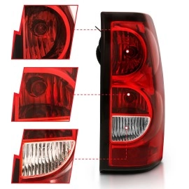 Anzo 311302 - OE Style LED Tail Lights (Chrome Housing, Clear / Red Lens)