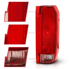 Anzo 311306 - OE Style LED Tail Lights (Chrome Housing, Clear / Red Lens)