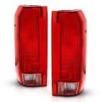 Anzo 311306 - OE Style LED Tail Lights (Chrome Housing, Clear / Red Lens)