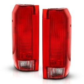 Anzo 311306 - OE Style LED Tail Lights (Chrome Housing, Clear / Red Lens)