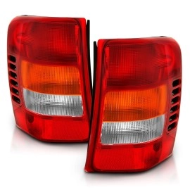 Anzo 311308 - OE Style LED Tail Lights (Chrome Housing, Clear / Red / Amber Lens)