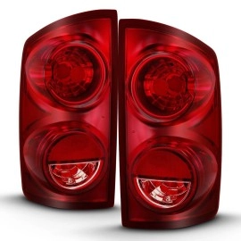 Anzo 311309 - OE Style LED Tail Lights (Chrome Housing, Clear / Red Lens)