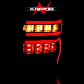 Anzo 311312 - Bar Style LED Tail Lights w/ Sequential Turn Signal (Black Housing, Smoke Lens)