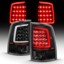 Anzo 311318 - C-Bar Style LED Tail Lights (Black Housing, Clear Lens)