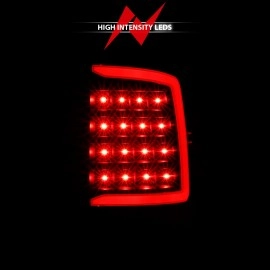 Anzo 311319 - C-Bar Style LED Tail Lights (Black Housing, Smoke Lens)