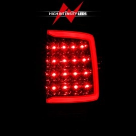 Anzo 311320 - C-Bar Style LED Tail Lights (Chrome Housing, Clear Lens)