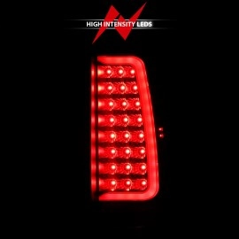 Anzo 311321 - C-Bar Style LED Tail Lights (Black Housing, Clear Lens)