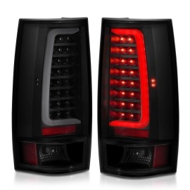 Anzo 311322 - C-Bar Style LED Tail Lights (Black Housing, Smoke Lens)