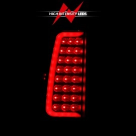 Anzo 311322 - C-Bar Style LED Tail Lights (Black Housing, Smoke Lens)