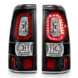 Anzo 311327 - Bar Style LED Tail Lights (Black Housing, Clear Lens)