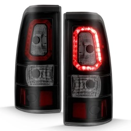 Anzo 311328 - Bar Style LED Tail Lights (Black Housing, Smoke Lens)