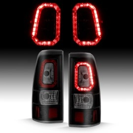 Anzo 311328 - Bar Style LED Tail Lights (Black Housing, Smoke Lens)