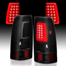 Anzo 311331 - C-Bar Style LED Tail Lights (Black Housing, Smoke Lens)