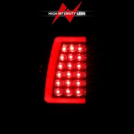 Anzo 311333 - C-Bar Style LED Tail Lights (Black Housing, Clear Lens)