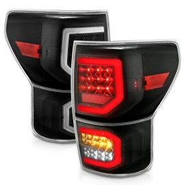 Anzo 311336 - Plank Style LED Tail Lights (Black Housing, Clear Lens)