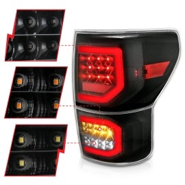 Anzo 311336 - Plank Style LED Tail Lights (Black Housing, Clear Lens)